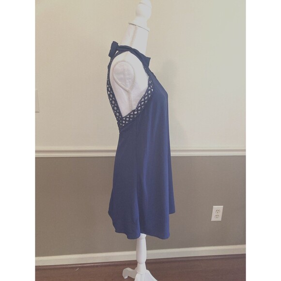 Lulus Any Sway Shape or Form Dress Halter Crochet Lace - Picture 4 of 10